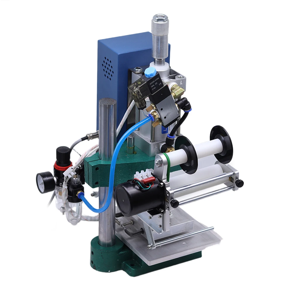 WH-T03 pneumatic hot stamping machine leather wood LOGO brand machine hot stamping tools