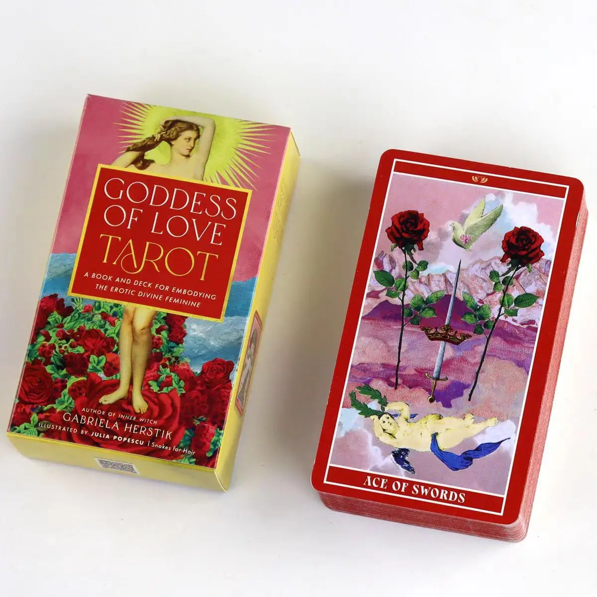 Goddess of Love Tarot Deck Card 10.3x6cm For Family Party High Quality Fortune Telling Divination Tarot Cards Deck Game