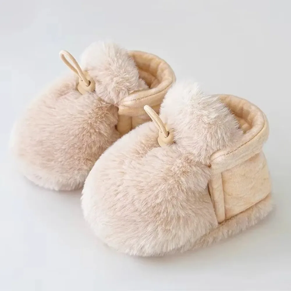

Casual Warm Infant Toddler Crib Boots Soft Newborn Shoes Comfortable for 0-1 Year Old Anti-Slip Socks Slipper Girls Boys