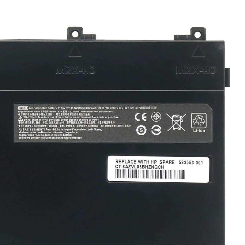 Laptop Battery PF06XL HSTNN-DB7M 852801-2C1 TPN-Q174 853294-855 11.55V/95.8Wh For Omen 17-w100 17t-w100 17-w200 17t-w200 Series