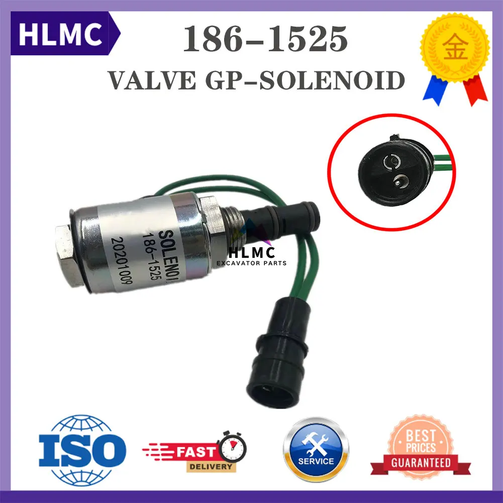 

Excavator Spare Parts CA1861525 186-1525 1861525 Hydraulic Solenoid Valve For Wheel Loader 924G 938G 950 GC Tractor D5M D6M D6R