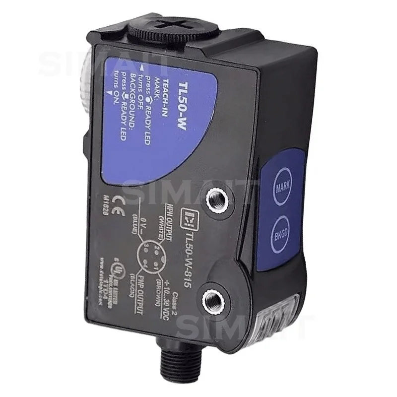 Datalogic TL50-W-815 Contrast Mark Sensor | RGB LED Photoelectric Switch NPN/PNP 15kHz