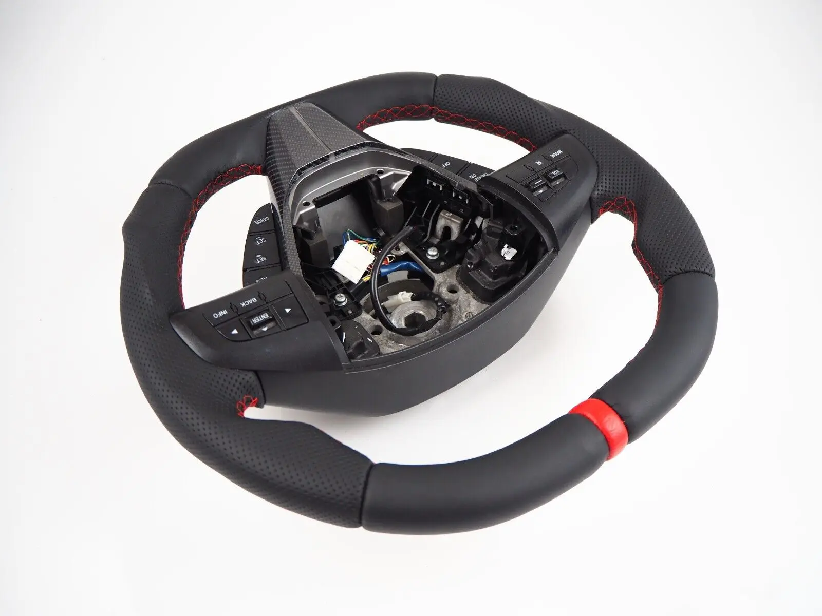 FOR MAZDA III BL 3 MPs Flat Bottom Flatened Top Steering Wheel Included Volante