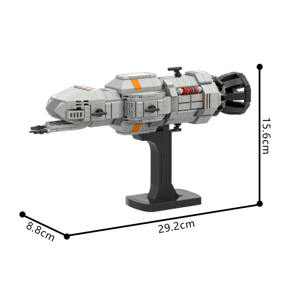 Gobricks MOC l'expanse Rocinante blocs de construction modèle film Rocinante vaisseau spatial briques assemblage jouets éducatifs enfants cadeaux