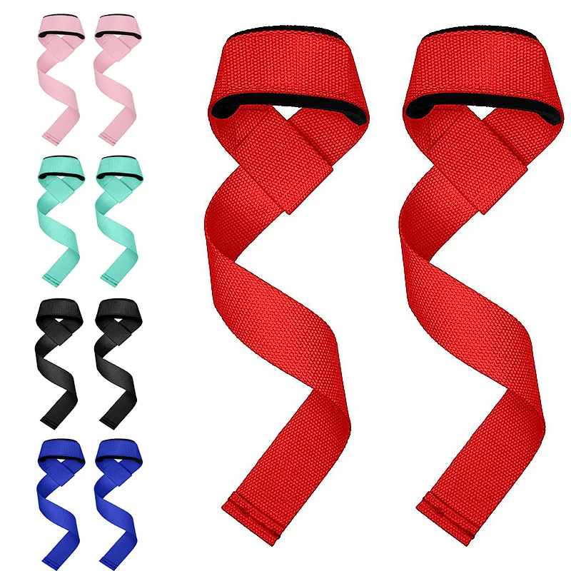 Fitness booster belt deadlift weightlifting grip belt non-slip hand guard pull-up barbell dumbbell wrist guard