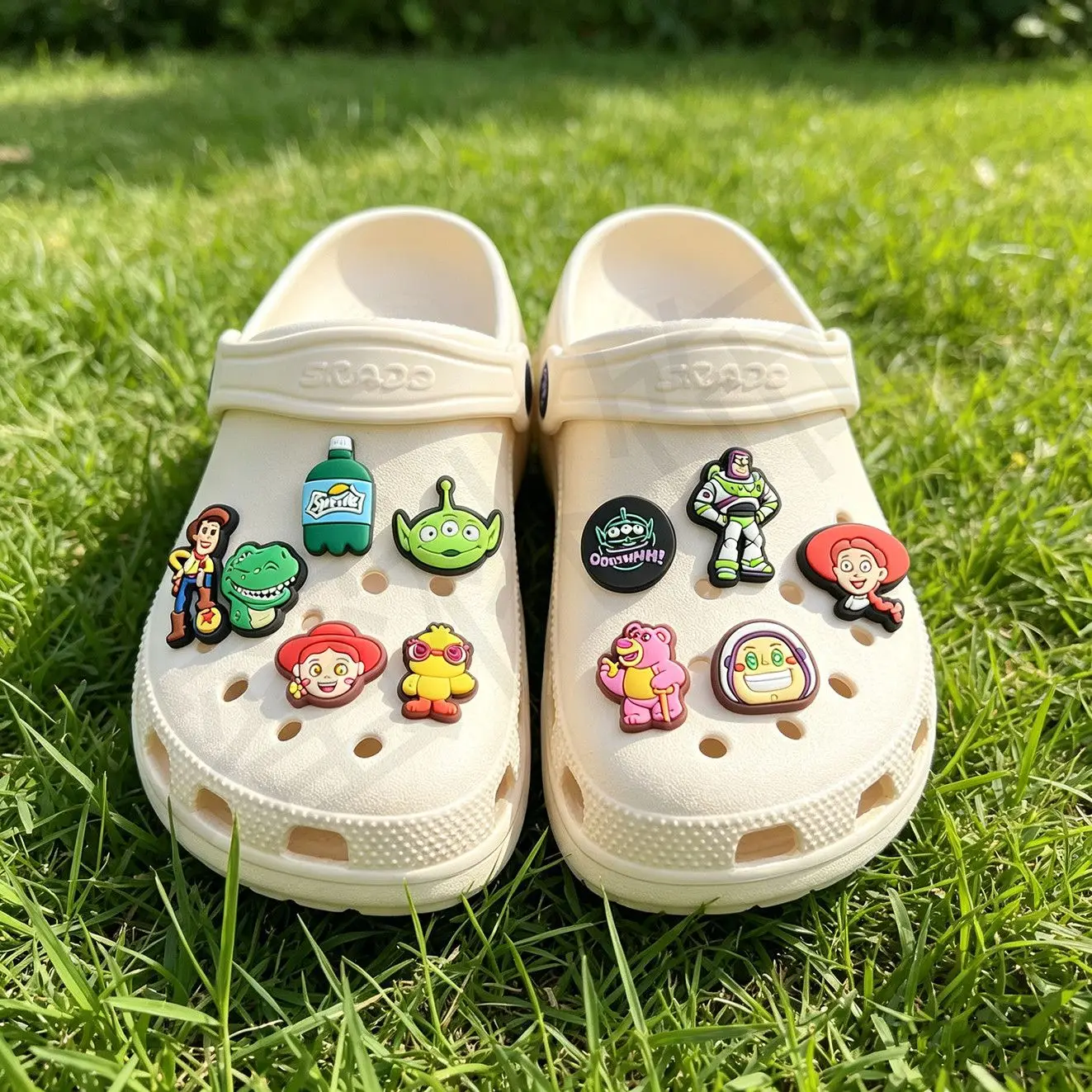 Toy Story shoe flower DIY accessory, detachable flower shoe decoration, cute cartoon, gift for friends or your partner view 5