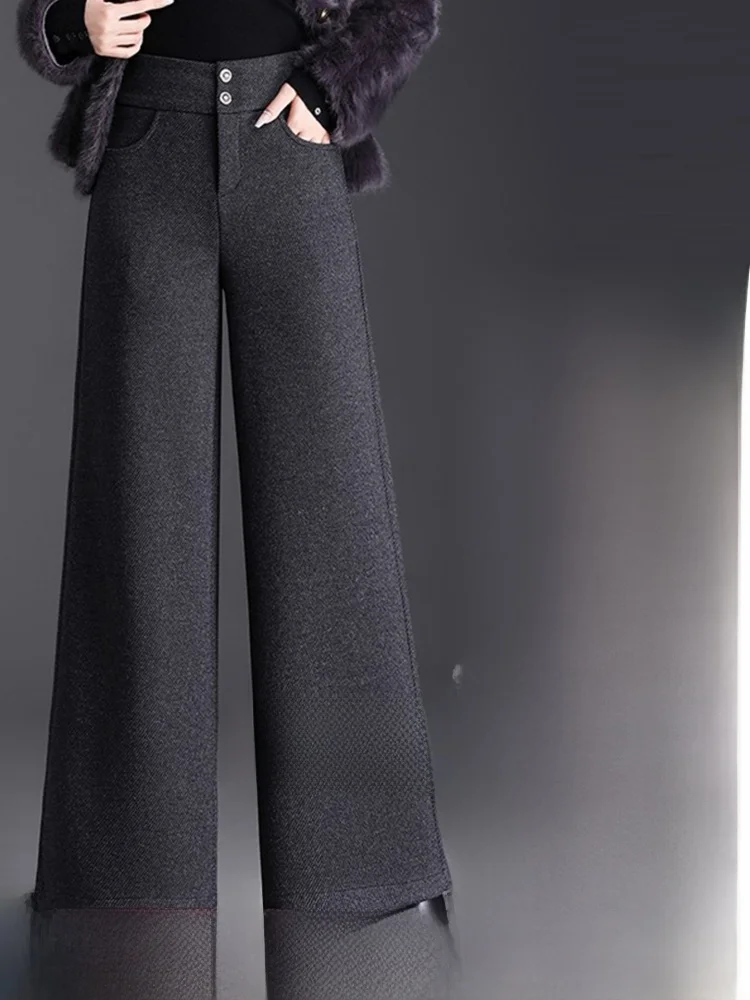 Ay Woolen Wide Leg … - image