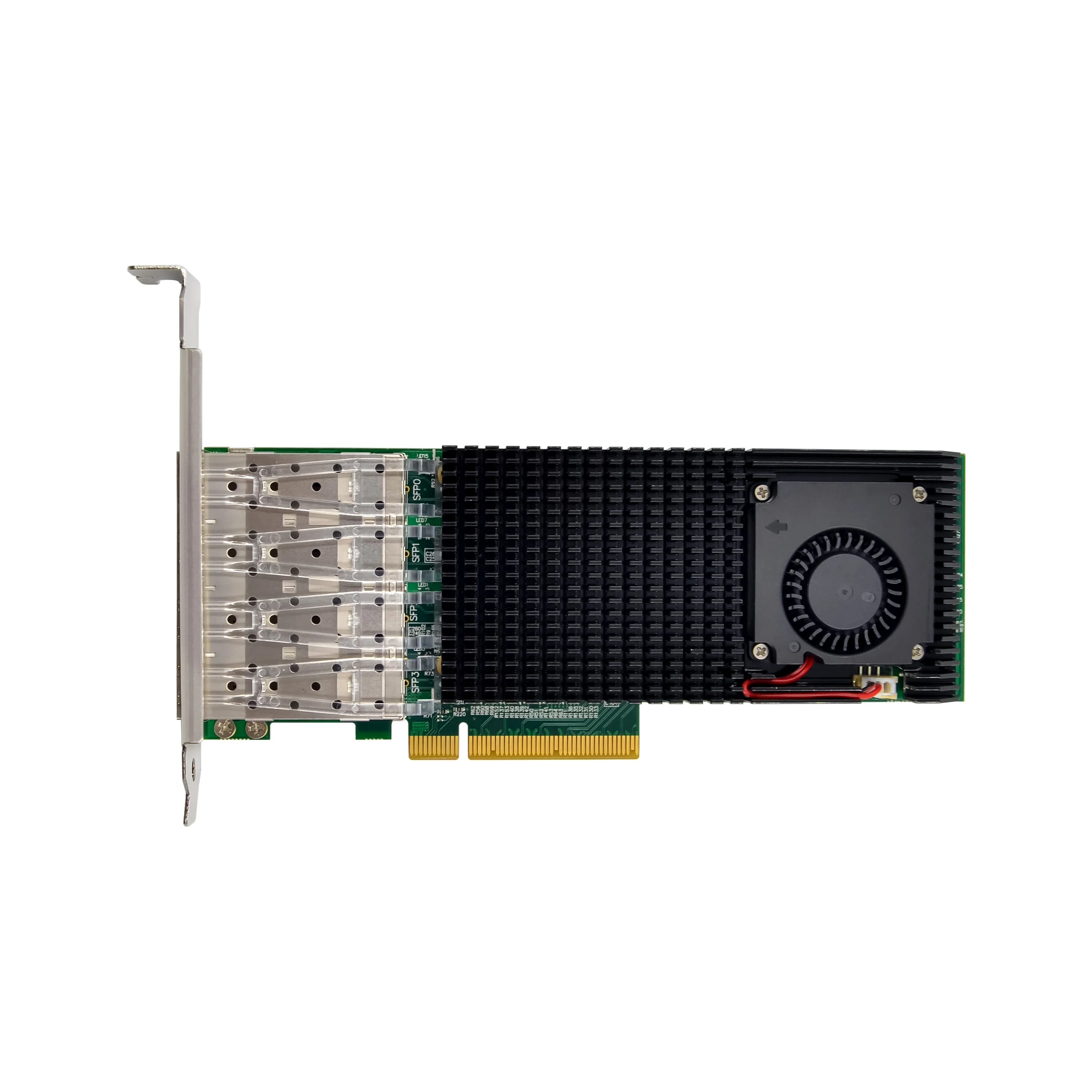 

SUNWEIT ST7313 PCI Express X8 4-Port 10GbE SFP+ Converged NIC Chipset Intel JL82599ES + PEX8747 10Gbps Wired External Stock