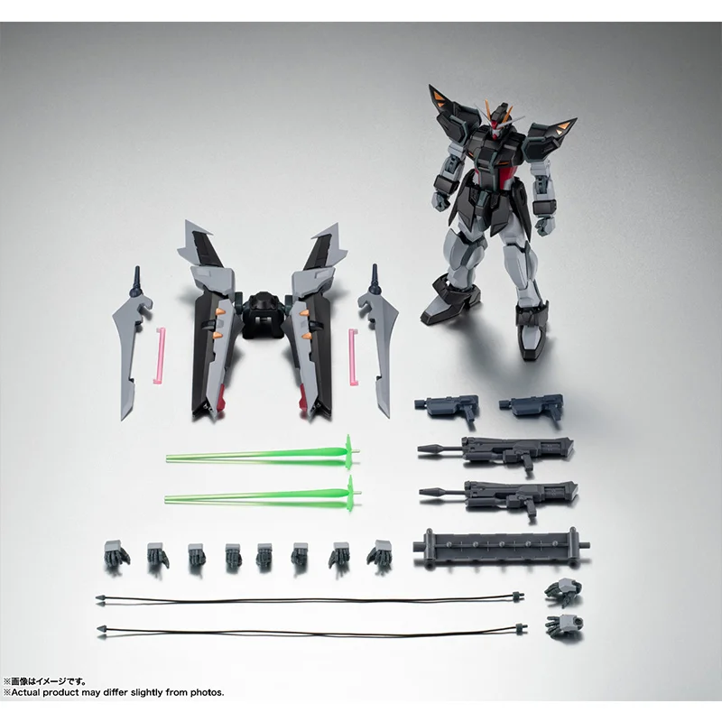 Bandai Il Robot Spirits Gat-X105E+Aqm/e-X09S Strike Noir Gundam Ver. Anno sono Regalo giocattolo modello originale Action Figure da 14 cm