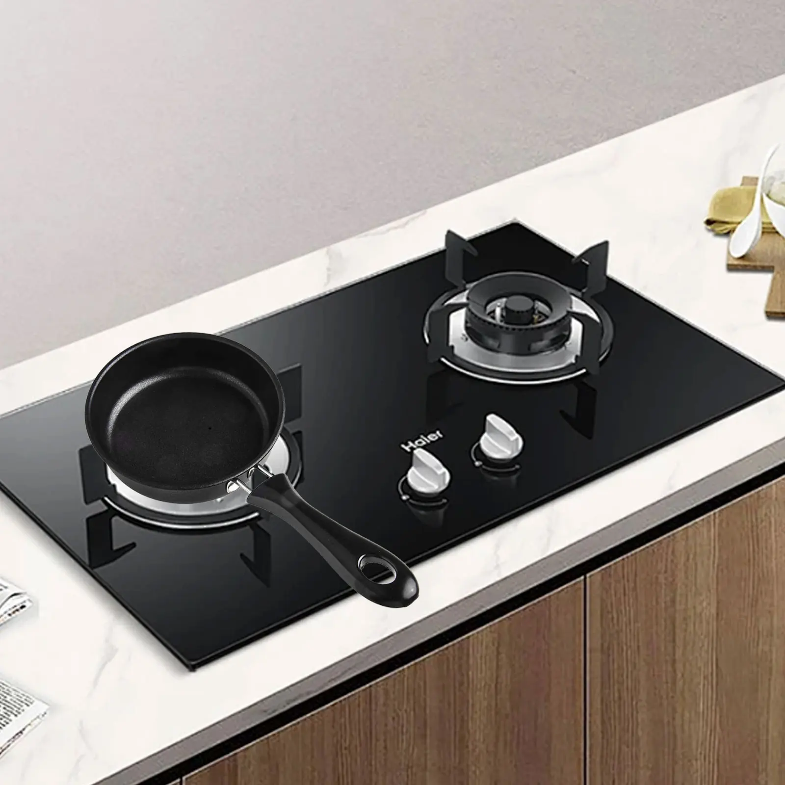 Breakfast Cooking Nonstick Pan Cooking Pan Minimal Oil Cooking Versatile Stovetop Compatibility Cast Iron Material