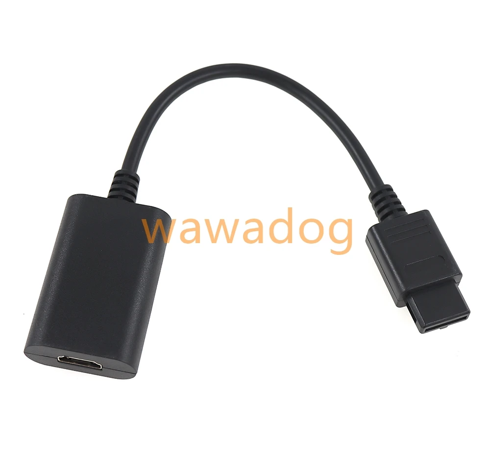 Adaptador compatible con HDMI 1080P, convertidor de vídeo HDTV para consolas de juegos N64 SNES SFC NGC, 1 ud.
