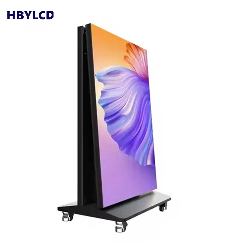 

Двусторонний портативный цифровой LED-дисплей Gob P1.5 P1.8 P2.5 для наружной рекламы, видеостен и анимации