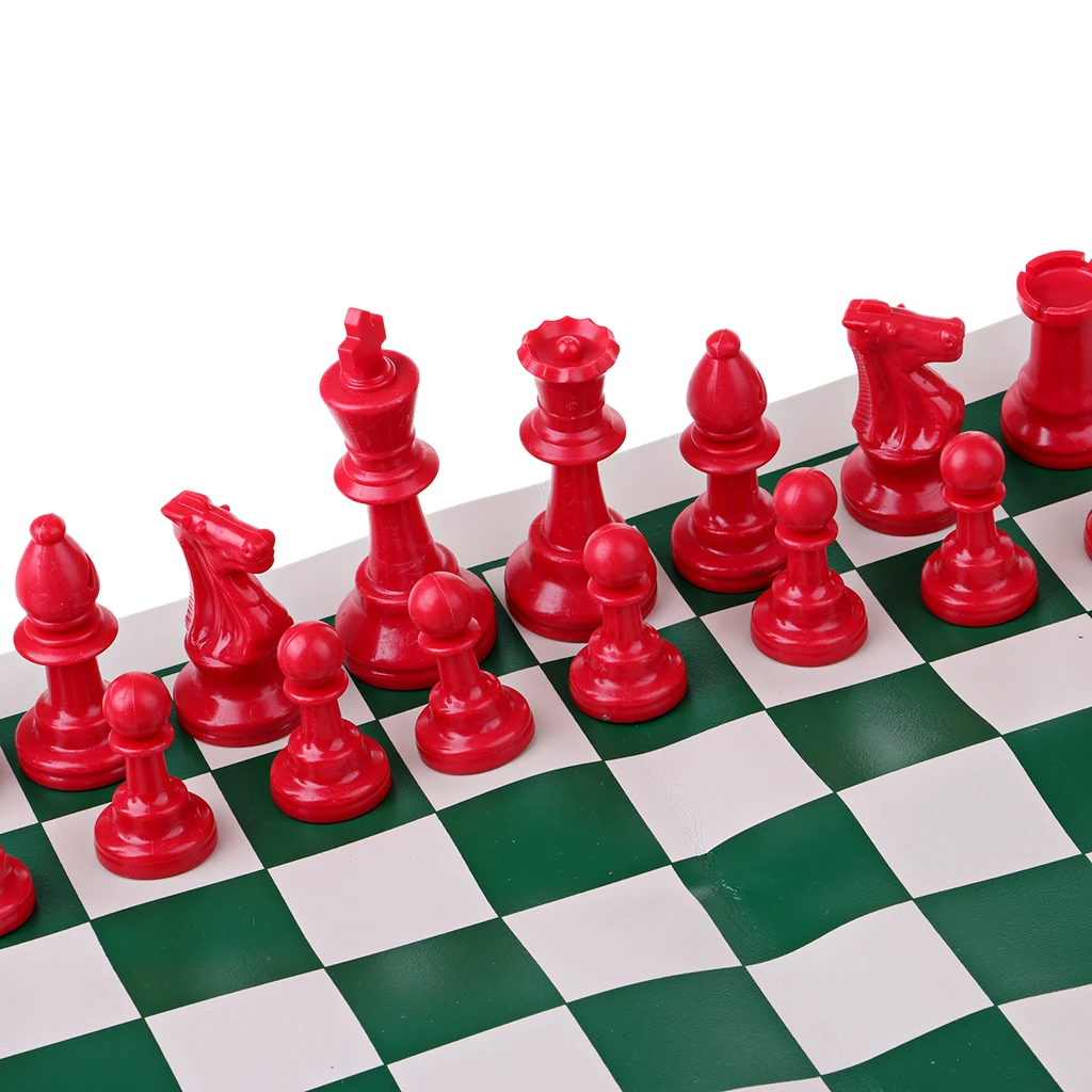 Four Player Chess Set Luxury Chess Board Game Portable Travel Chess Plate Advanced for Home and Journey
