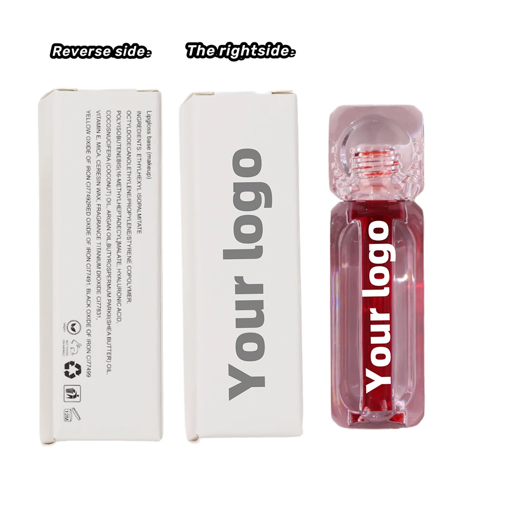 5ml 개인 라벨 7 색 젤리 립 색조 맞춤형 로고 입술 뺨 아이 섀도우 3 방향 오래 지속되는 립스틱 방수 안료 메이크업