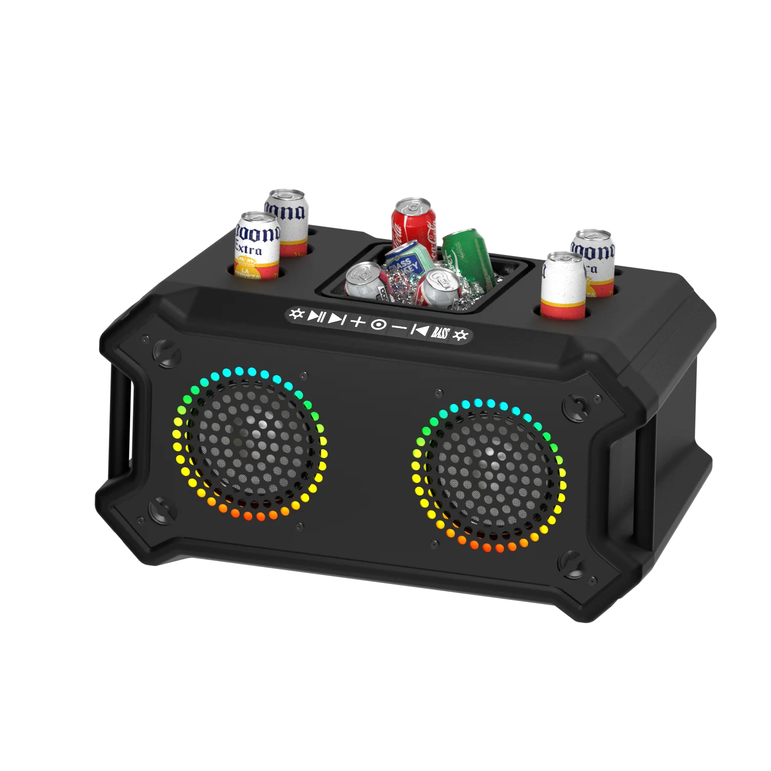 

IP67 RGB Waterproof Swimming Pool DJ Party Bluetooth Speaker PartyBox Bass Speaker Tweeter 120W Big Horn BT Speakers