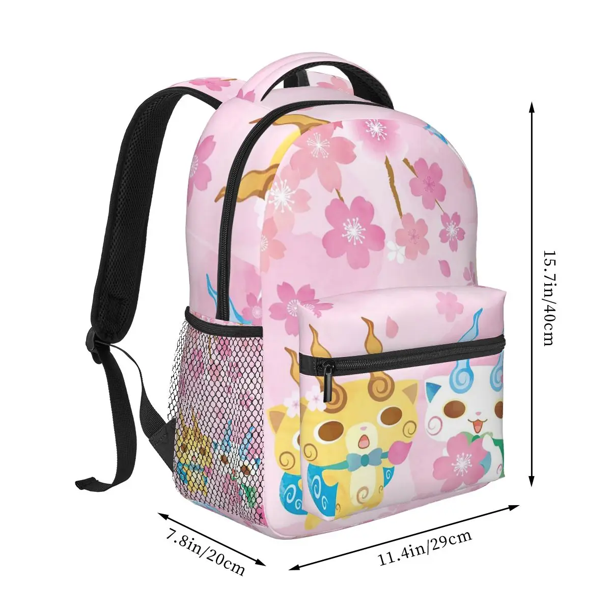 Yo-Kai Watch Cartoon Game Backpacks Boys Girls Bookbag Children School Bags Cartoon Laptop Rucksack Shoulder Bag Large Capacity