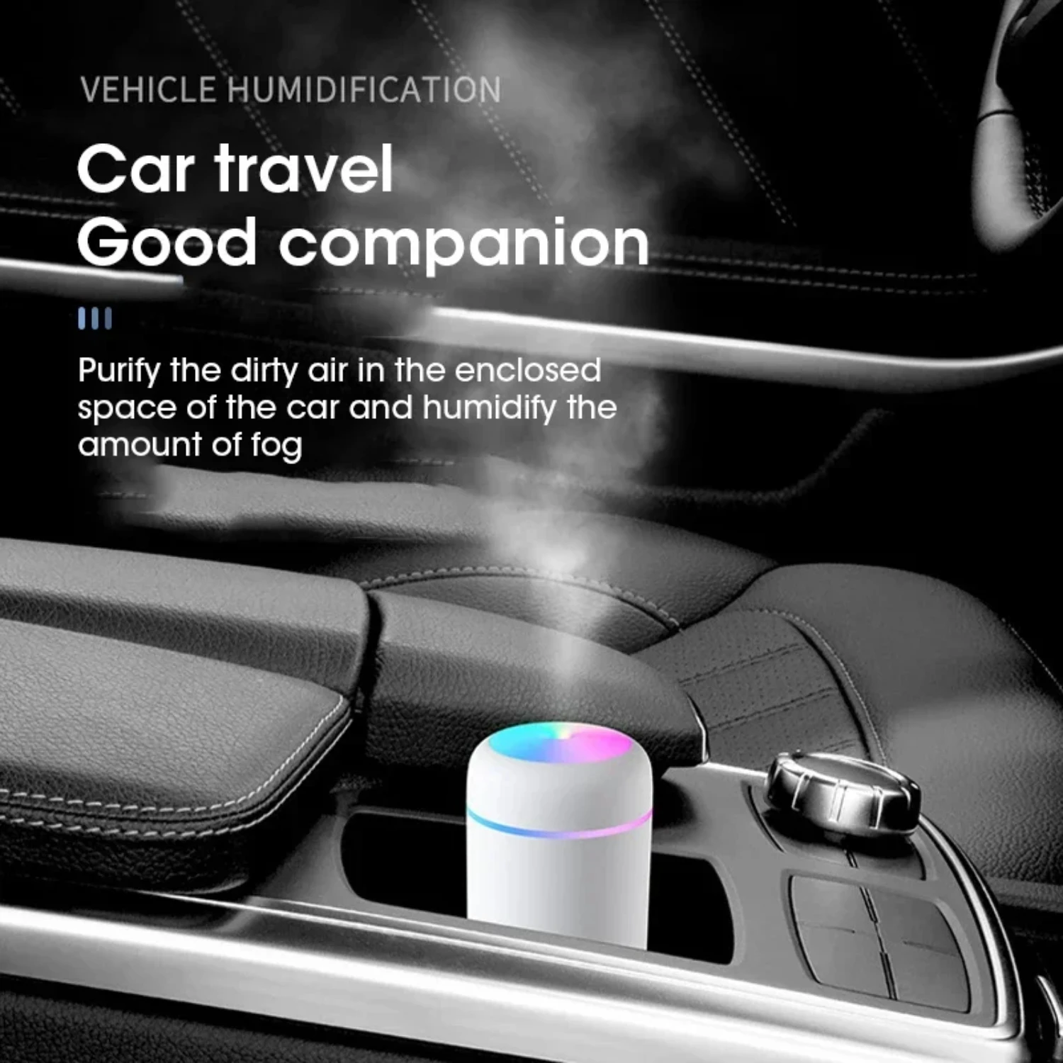 Humidificateur d'Air USB Spacieux et Efficace, Diffuseur d'Huile Essentielle pour la Maison, le Bureau, la Voiture, le Bureau, Idéal pour 2024