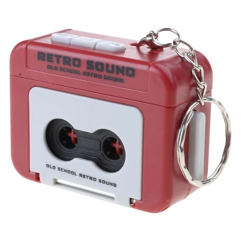 

Pocket Sized Retro Player for Easy Music Playback Keychains Accessory HX5E
