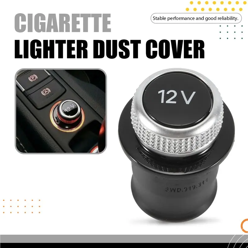 4L0919311 -Cigarette Lighter Cover Chrome Plated -Cigarette Lighter Plug For - A3 A4 A5 Q2 Q7 R8 8WD919311