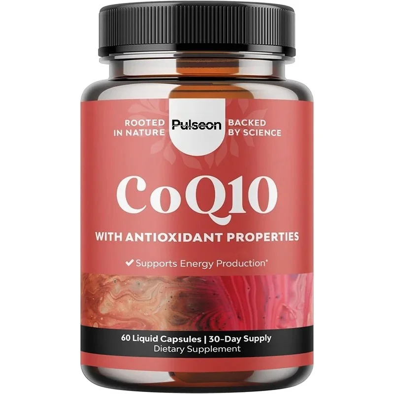 High Absorption Coenzyme Q10 200mg Per Serving, Heart Health and Energy Support Supplement, 60 Capsules