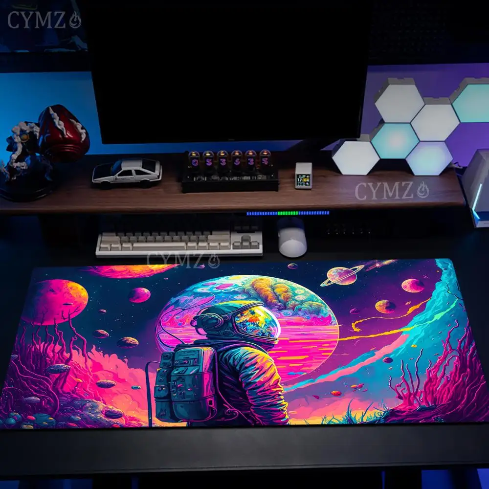 Visual Art Fantasy Astronaut Design Mouse Pad Desk Mat Gaming mats Non-Slip mouse carpet pc accessories Computer office mat