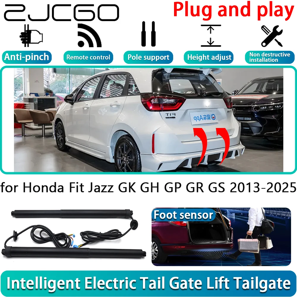 

for Honda Fit Jazz GK GH GP GR GS 2013-2025 Electric Powered Tailgate Power Liftgate Automatic Tailgate System With Foot Sensor