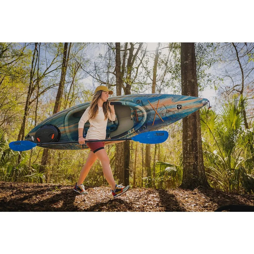 Argo 100XR - Premium Sit-in Recreational Kayak  Lightweight one Person Kayak  10 ft  Cosmos