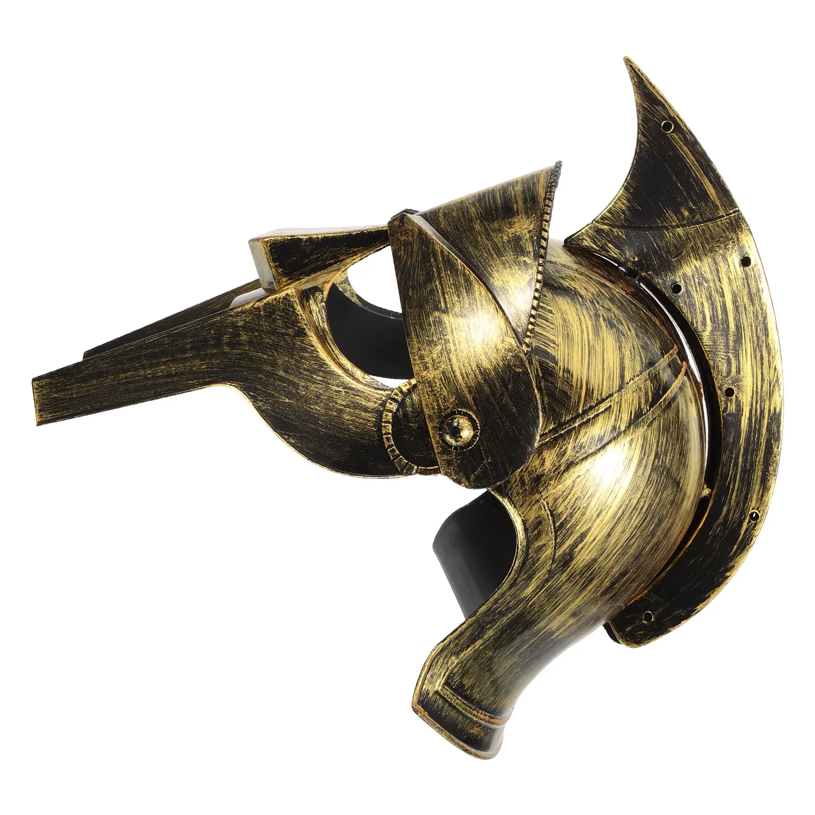 

Golden Ancient Roman Warrior Hat Cosplay Knight Party Costume Prop Decorative Soldier Headgear Lightweight Comfortable