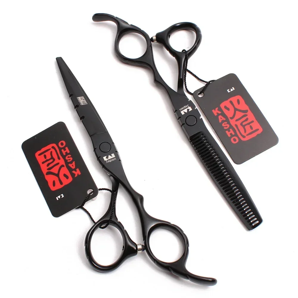 

Barber Scissors Professional 5.5" 6" JP Stainless Cutting Shears Thinning Shears Hairdressing Scissors Haircut Set Makas H1010