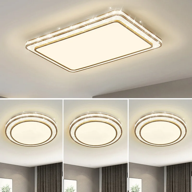 

LED Ceiling Lamp Lamp in the Living Room Household Headlight Master Bedroom Lamp Modern Simple Smart Lamp