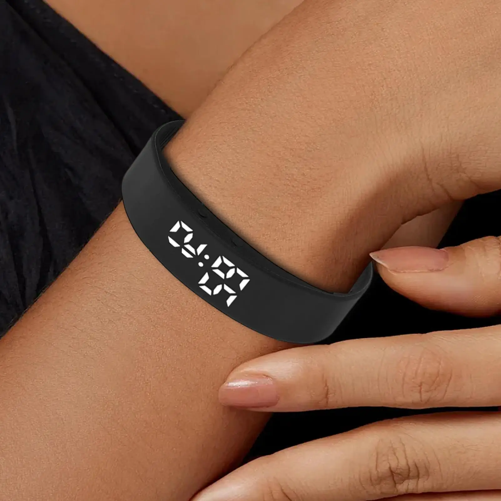 Rastreador de fitness pulseira inteligente rastreador de fitness pedômetro relógio monitor à prova dwaterproof água pedômetro para exercício corrida