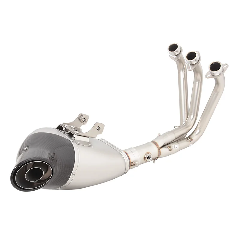 Slip On For Yamaha MT09 FZ09 2014-2020 Motorcycles Exhaust System Escape Muffler Header Mid Link Pipe Stainless Steel MT-09