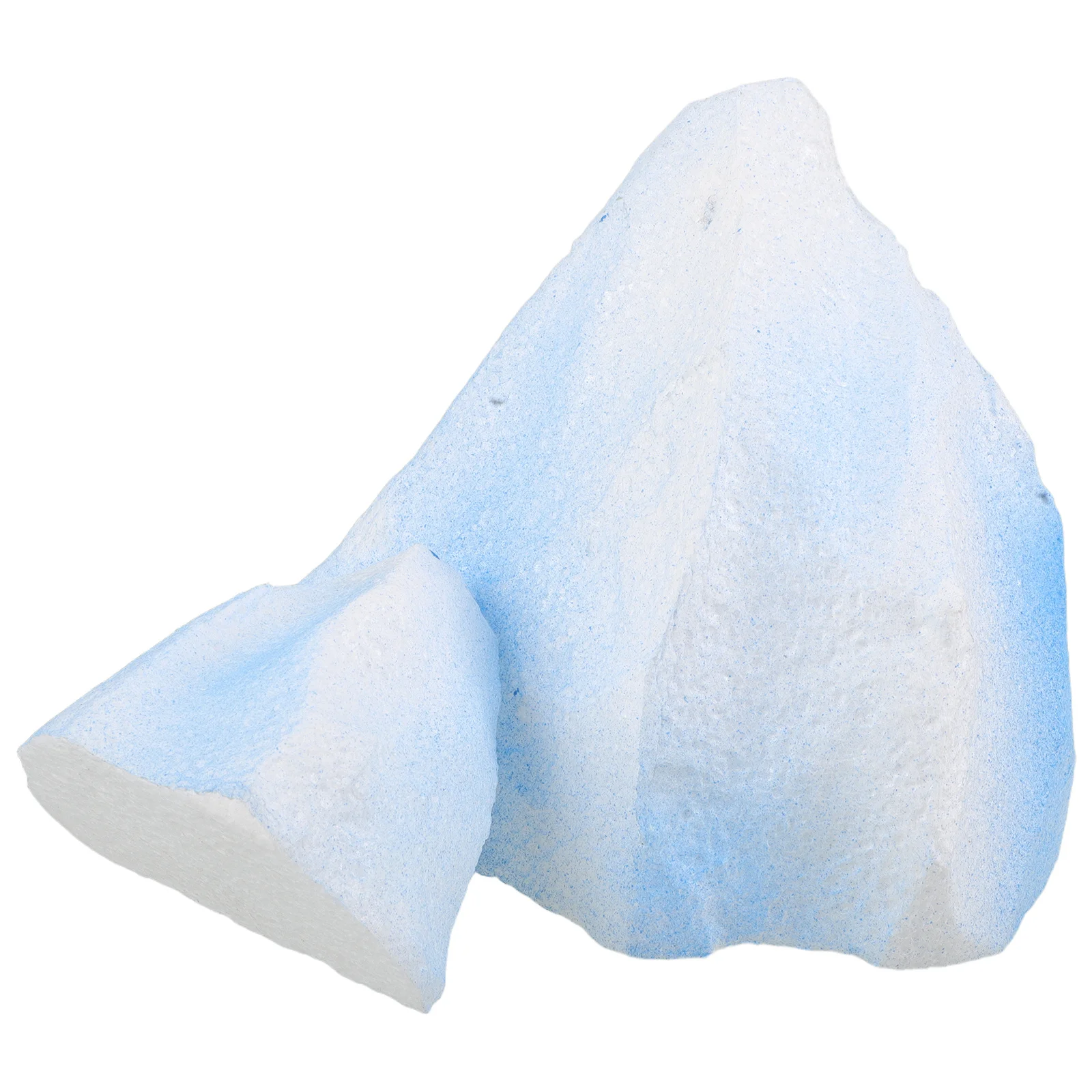 

2pcs Fake Mountain Decor: Realistic Foam Iceberg For Aquarium Accessories Home Decor Diorama Supplies Photography Props