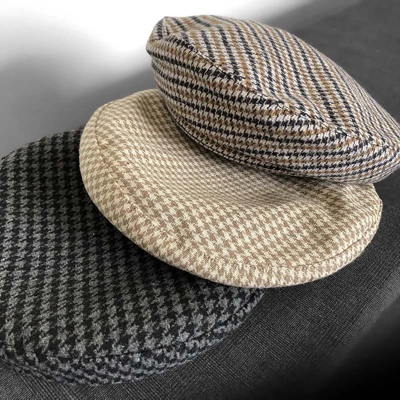 British Vintage Face Slim Painter Beret Trendy Casual Hat Women Autumn Winter