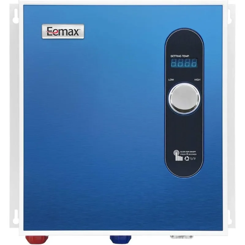 EEM24027 Electric Tankless Water Heater, Blue