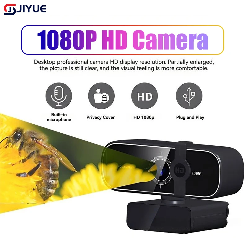 Webcam 1080p 30fps Mini Web Computer Camera Webcam For Pc With Dual Microphone 30fps Full Hd 1080p Usb Video Camera 5 Styles