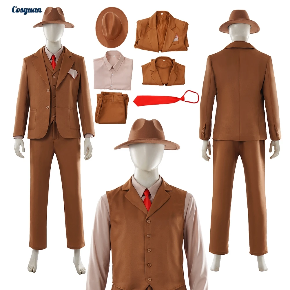 

TV ST 5 Cosplay Vecna Top Pants Shirt Clothes Men Adult Party Disguise Roleplay Male Halloween Costume Carnival Outfits Suits