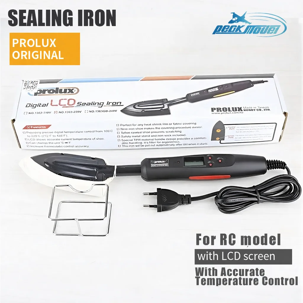 Prolux Electric Digital Lcd Sealing Iron PX1363 220V With Accurate Temperature Control For Covering Film for rc model