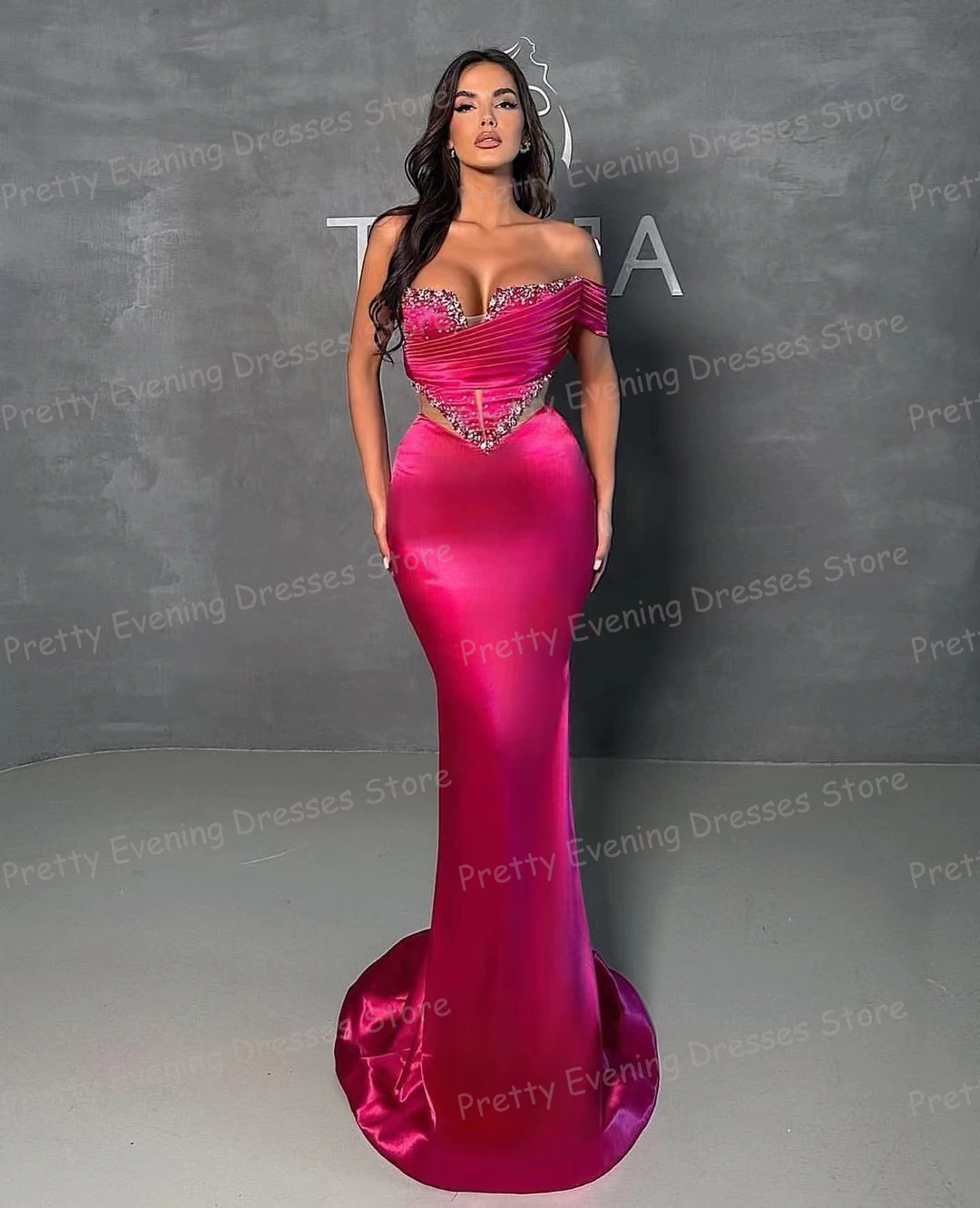 Exquisite Sleeveless Evening Dresses 2024 Sexy Mermaid Women\'s Hollow Sequined Prom Gowns Count Train Fashion Party Vestido Gala