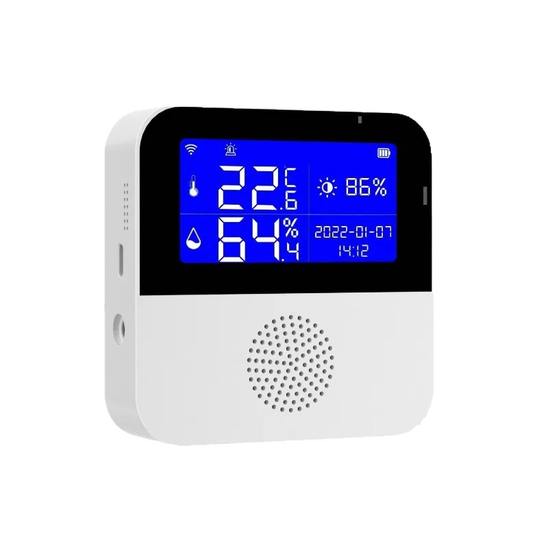 

WIFI temperature and humidity sensor tuya temperature and humidity detector intelligent temperature and humidity alarm household