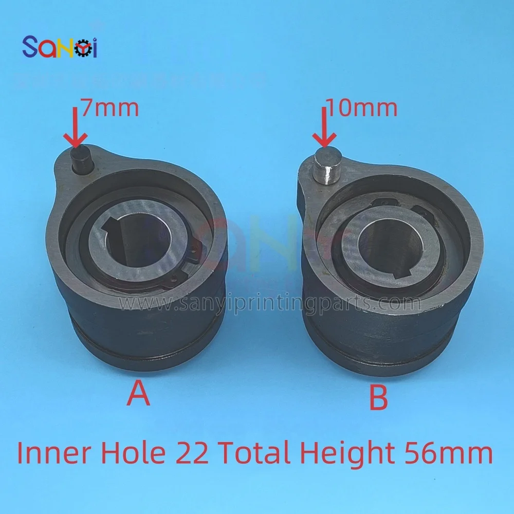 Rodamiento Unidireccional para Imprenta Heidelberg GTO52 SM52, Rodamiento Unidireccional para Rodillo de Tinta con Eje Pequeño de 7/10 mm
