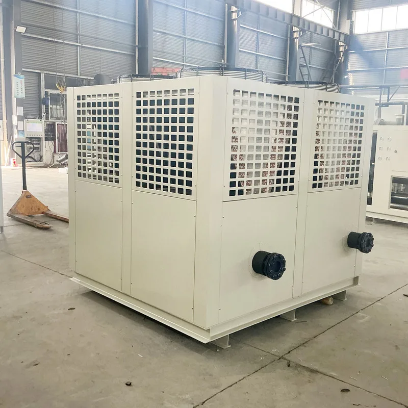 50HP Low Temperature Screw Central Air Conditioning System Industrial Chiller Unit