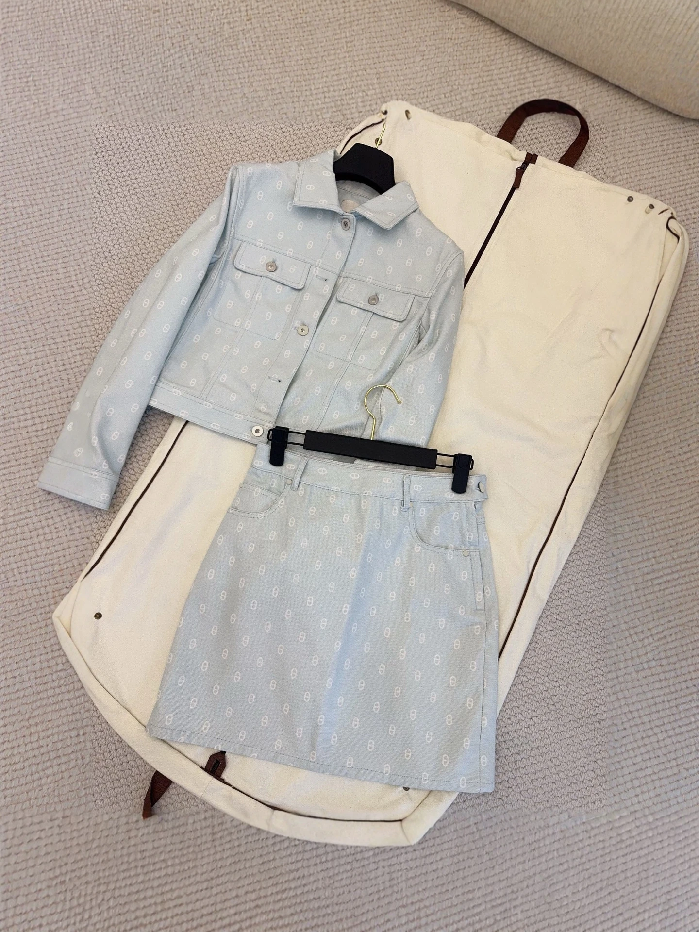 

High Waist Denim Skirt Women's Printed f Skirt Breathable Skin-Friendly Vintage Sle Ci Commute Cotton 00% Zipper Front