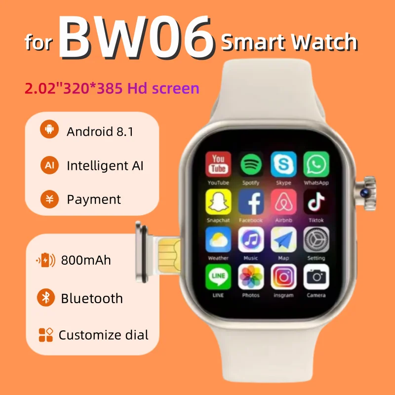 BW06 Smartwatch 4G … - image