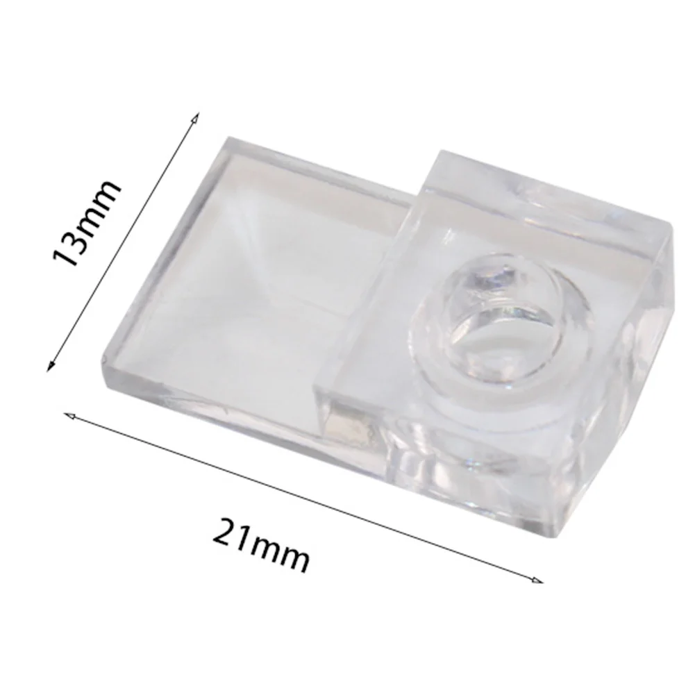 

Совершенно новые зажимы для держателей зеркал, крепежные зажимы, 20 шт., удобные для установки, стеклянные угловые кнопки, замена гвоздей для зеркала