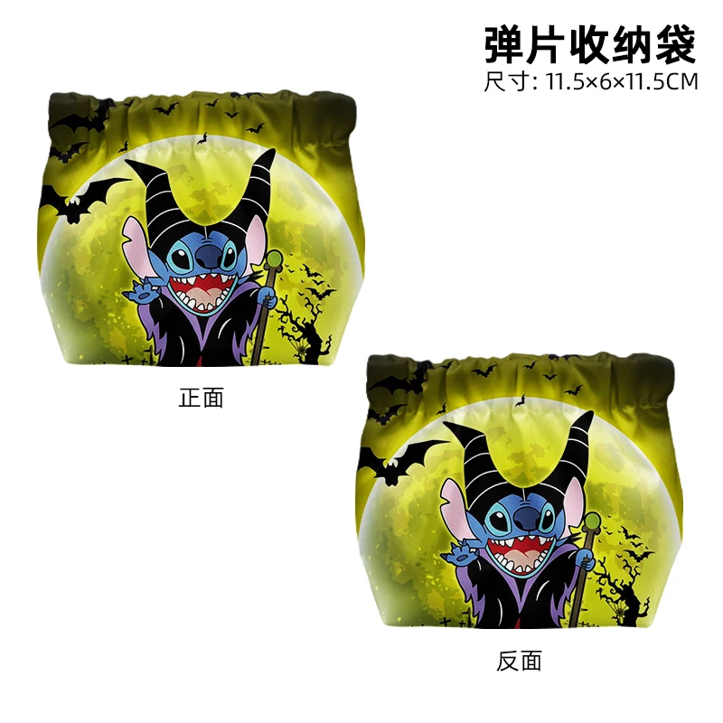 Disney Lilo Stitch Halloween Anime Pastas, Coin Bag, Maquiagem dos desenhos animados Bag, Casual Bolsas, Armazenamento De Cartão, Bolsa, Presente, T8840