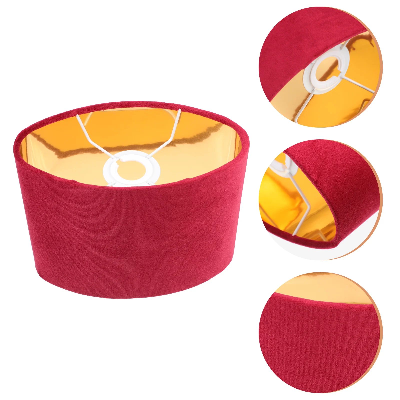 

1Pcs Exquisite Oval Lamp Cover Stable Structure Easy Install for Various Lamps Decorative Light Accessory Practical Light Cover