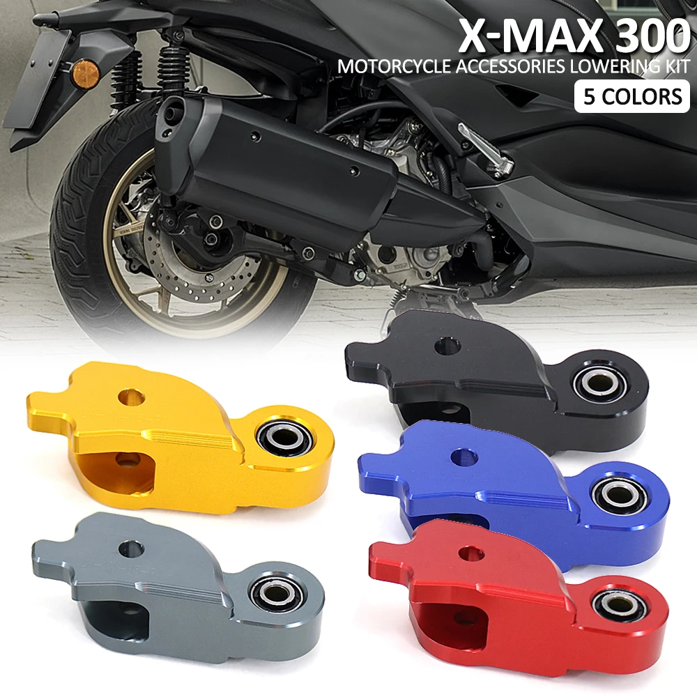 

New Reduce 3CM Motorcycle Accessories 5 colors Rear Shock Drop Lowering Kit For YAMAHA X-MAX 300 X-MAX300 XMAX300 XMAX 300