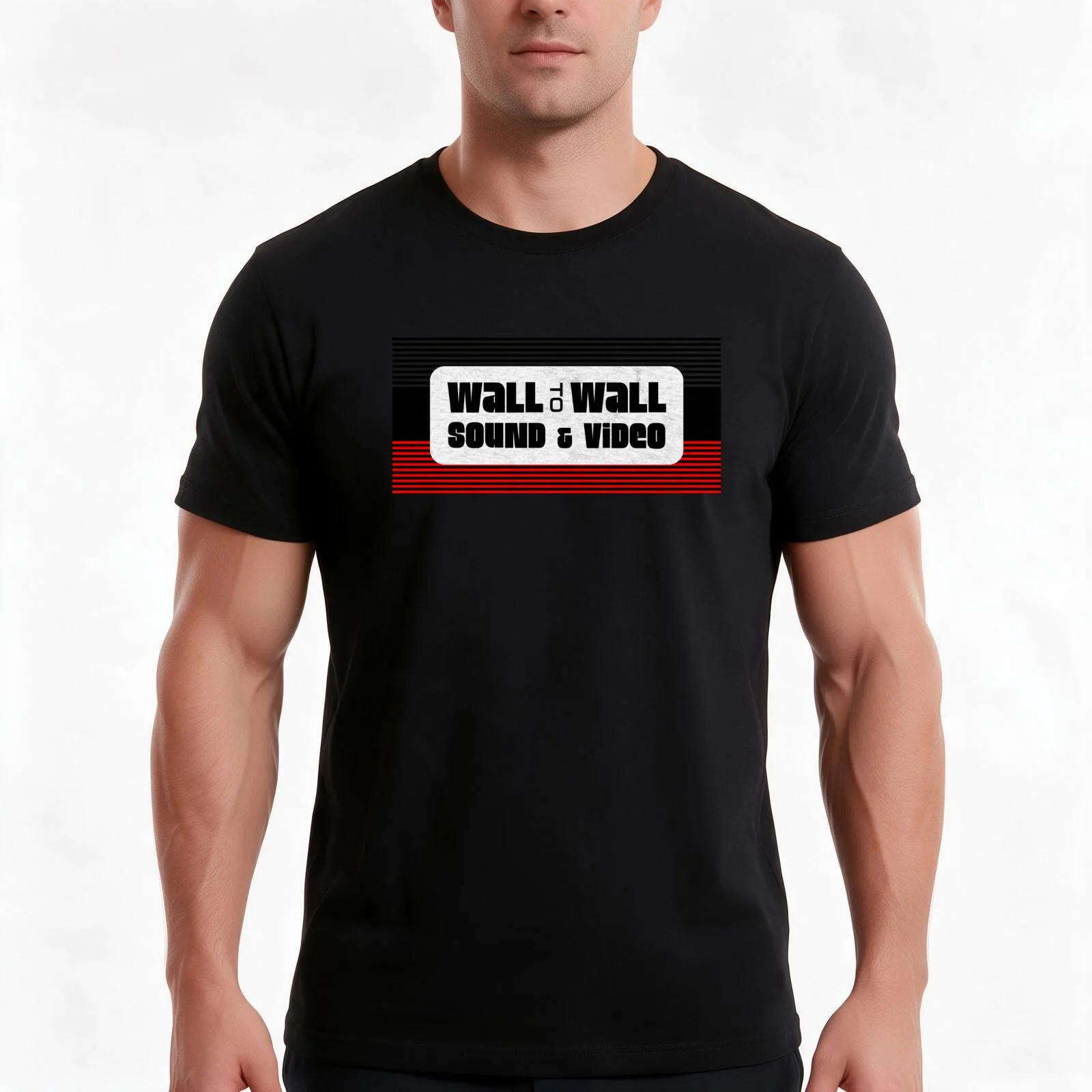 Wall to Wall Sound and Video Record Store T-Shirt, Summer Casual Cotton Tee, Oversized Streetwear Tops, Vintage Graphic Print