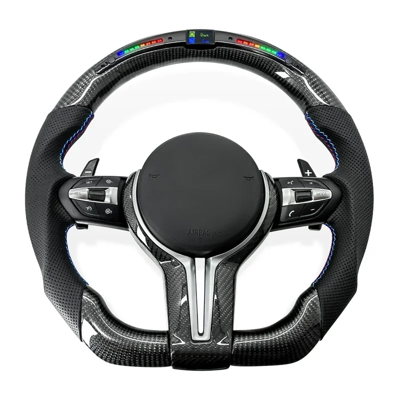 

Для BMW F10 F20 F30 F01 F02 F06 F07 F15 F22 F31 F34 F32 F33 F36 F80 F82 F87 E90 E91 E92 E60 E46 M Performance LED Рулевое колесо